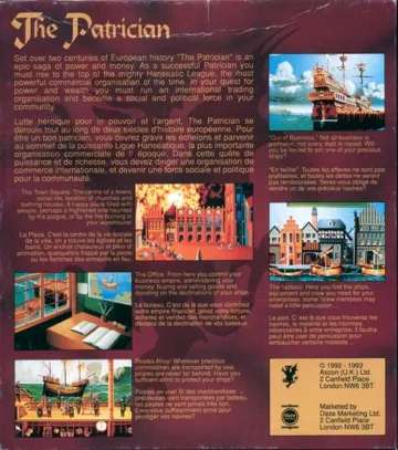 Patrician, The_Disk1 box cover back